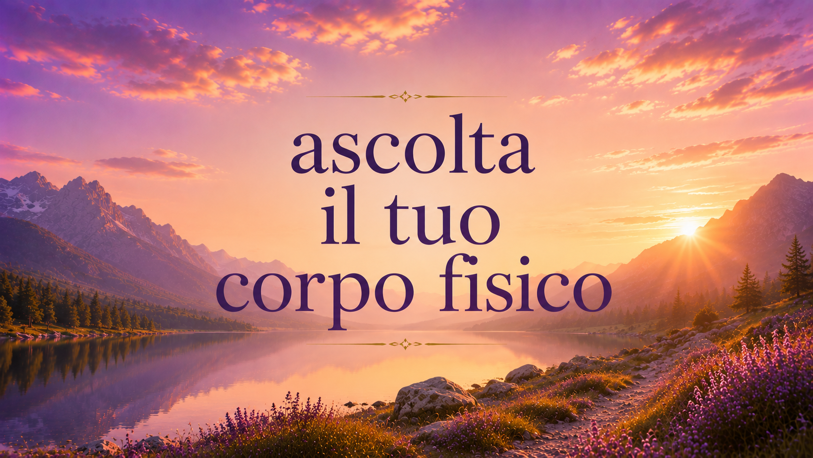 Ascolta il tuo corpo fisico