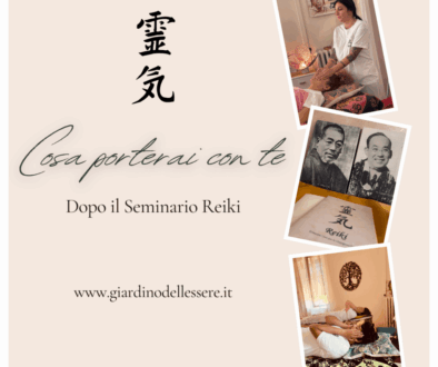 Cosa porterai con te dopo un seminario Reiki?