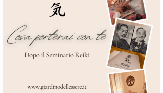 Cosa porterai con te dopo un seminario Reiki?