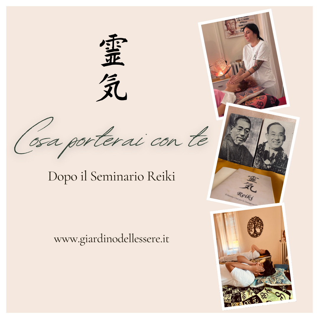 Cosa porterai con te dopo un seminario Reiki?