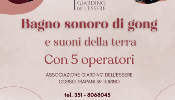 Bagno Sonoro con Gong e Suoni della Terra: un Viaggio nei 4 Elementi