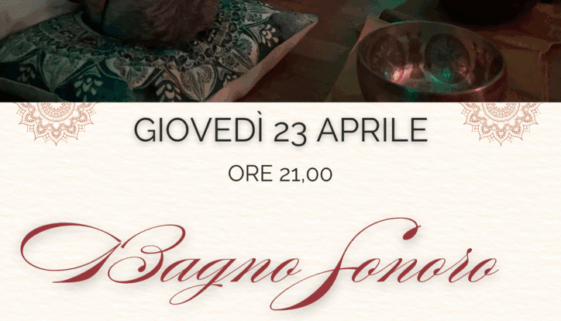 BAGNO SONORO CON GONG E CAMPANE TIBETANE