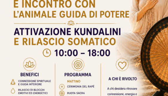 Cerimonia del Rapé, Incontro con l’Animale Guida di Potere, Attivazione Kundalini e Rilascio Somatico