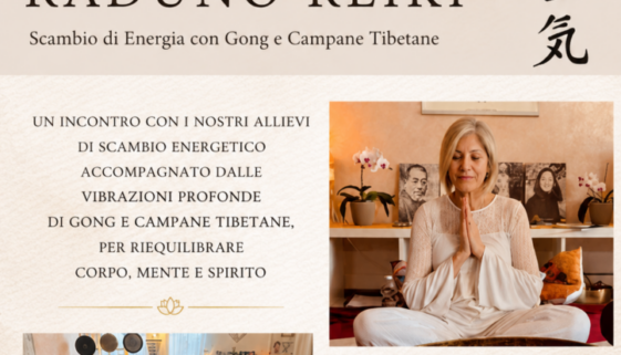 Raduno Reiki a Torino con Gong e Campane Tibetane