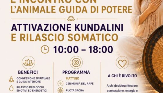 Cerimonia del Rapé, Incontro con l’Animale Guida di Potere, Attivazione Kundalini e Rilascio Somatico