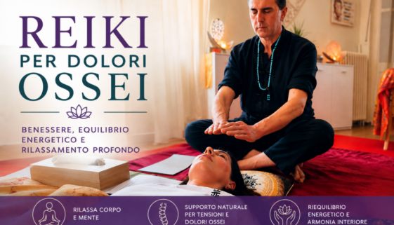 Reiki per dolori ossei: benefici, equilibrio energetico e benessere